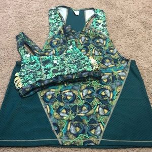 Maaji workout top and sports bra